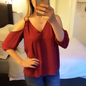 Maroon blouse